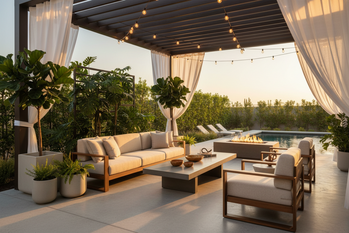 Patio and Garden