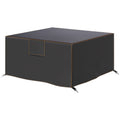 Patio Furniture Cover, Waterproof 420D Heavy Duty Outdoor Furniture Cover with Air Vents, 55.1" x 55.1" x 28.1", Black