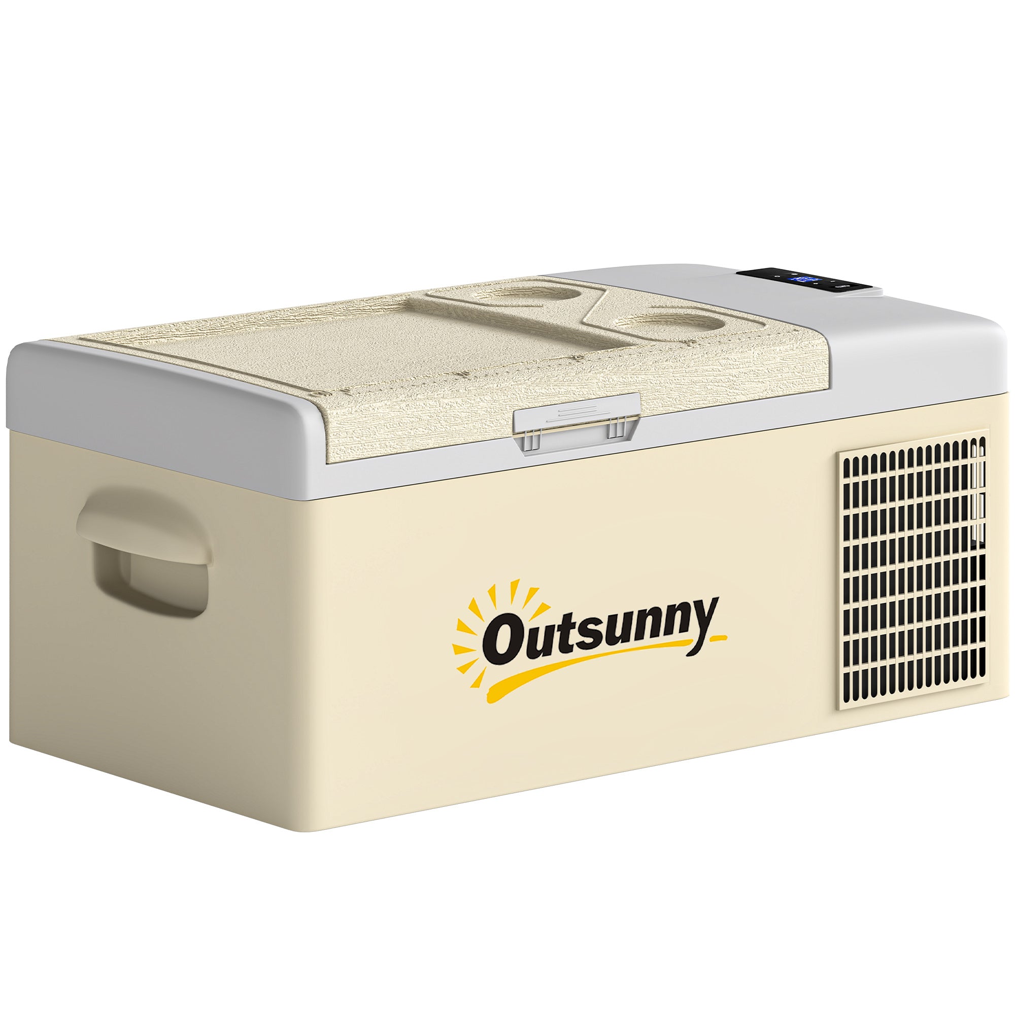 12 Volt Car Refrigerator, 17QT Car Fridge Electric Cooler, 12/24V DC and 100-240V AC, -4â„‰-50â„‰, Portable Refrigerator