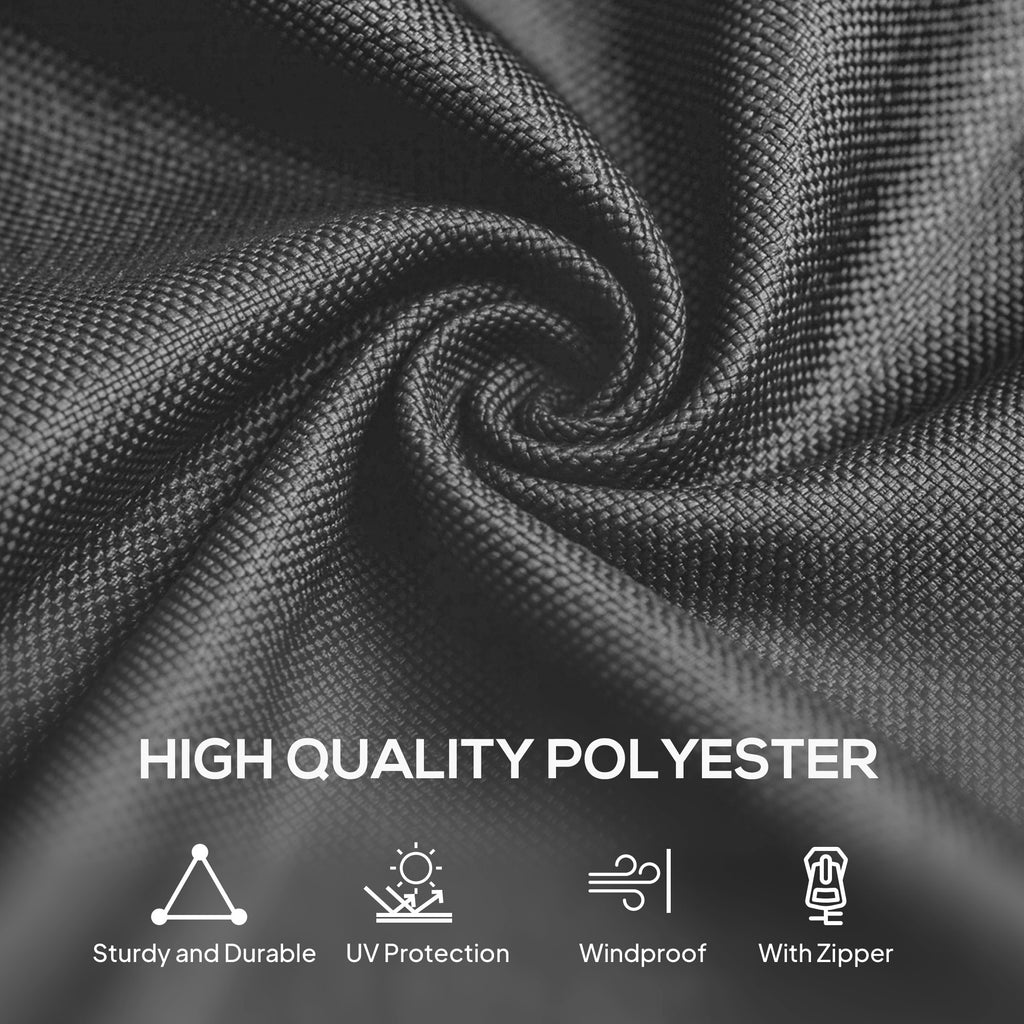 Gazebo Curtains, 10' x 13' Universal Replacement Privacy Curtain, 4-Panels Sidewall with Hooks/C-Rings, Grey