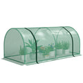 Mini Greenhouse Portable Hot House for Plants with Zippered Doors for Outdoor, Indoor, 79" x 39" x 32", Green