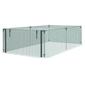 8' x 4' Plant Protection Cage with Zipper Roll-Up Door, Plant Protector from Animals with Galvanised Steel Frame
