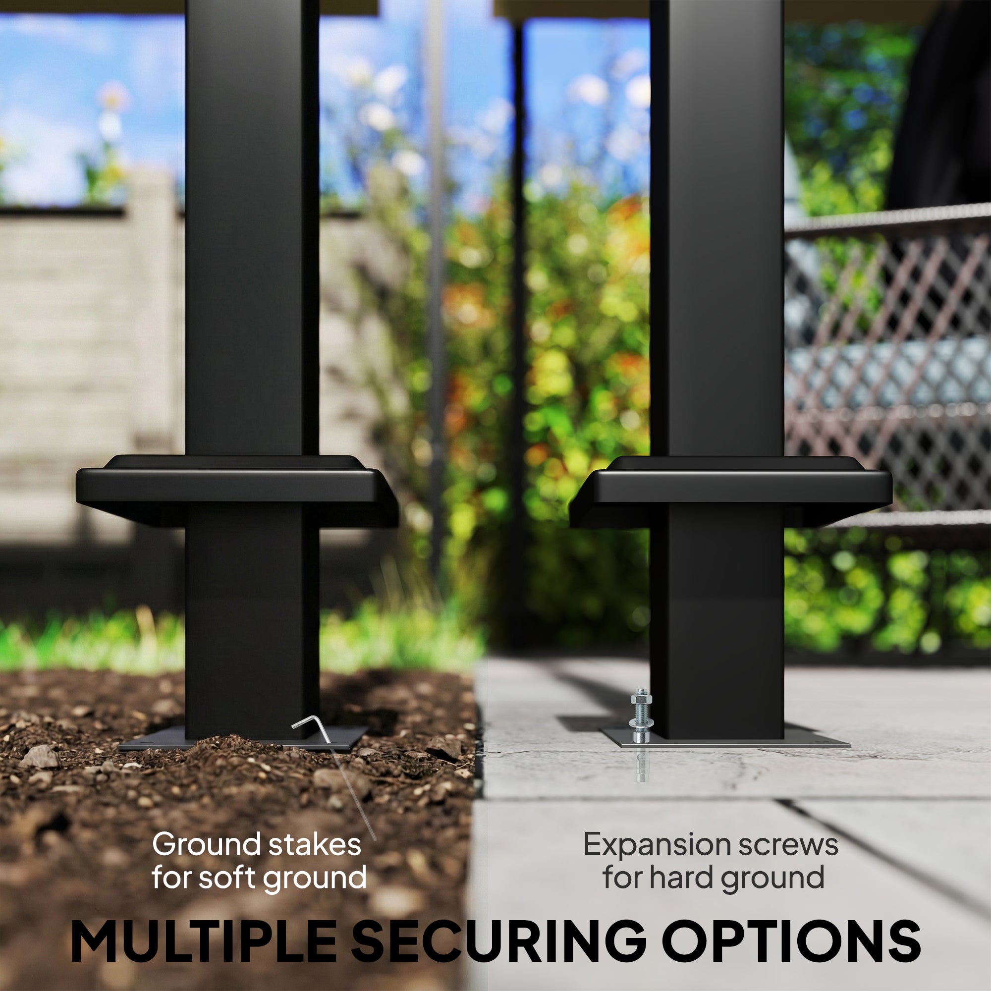 19' x 10' Pergola with Retractable Canopy, Patio Pergola with Sun Shade Shelter, UV50+, for Patio, Garden, Dark Grey