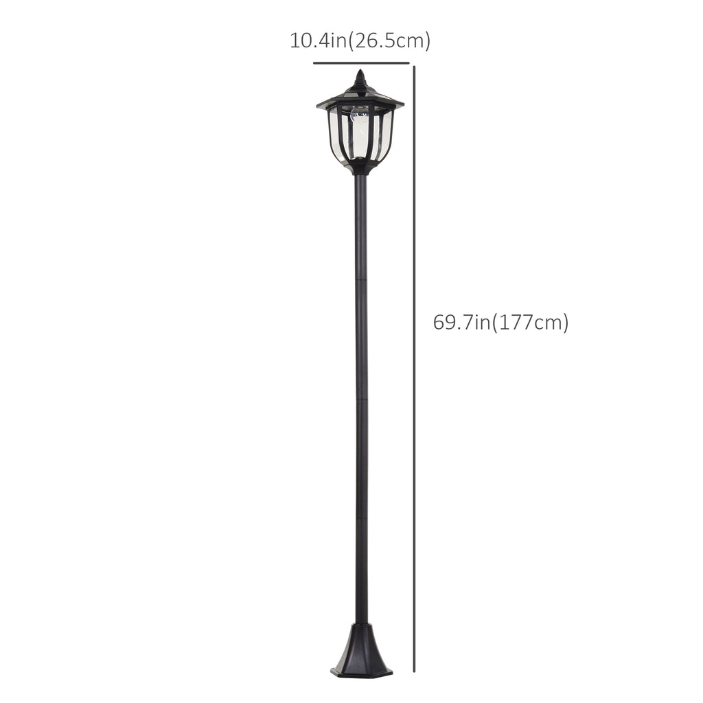 Solar Torch Lights Outdoor Garden Lighting 6 LED Water-Resist Auto On/Off 6 Hours