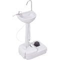 Portable Camping Sink Hand Wash Station with 17L Water Tank, Soap Dispenser and Towel Holder, for Outdoor Events