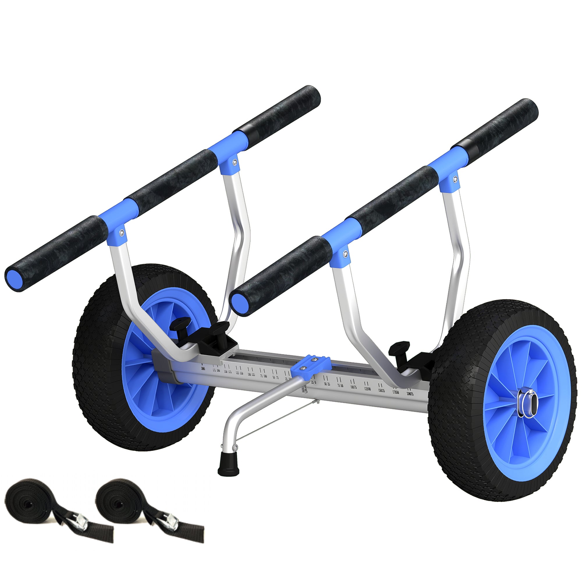 Soozier Kayak Cart Dolly Kayak Cart with Adjustable Width, Sky Blue