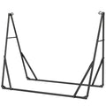 9.5ft Hammock Stand Only, Portable Adjustable Foldable Powder-Coated Steel Hammock Frame, Black