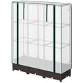Raised Garden Bed Kit with Trellis, Plastic Raised Flower Bed with PE Cover and Zipper Door, 47 x 16 x 50 inch