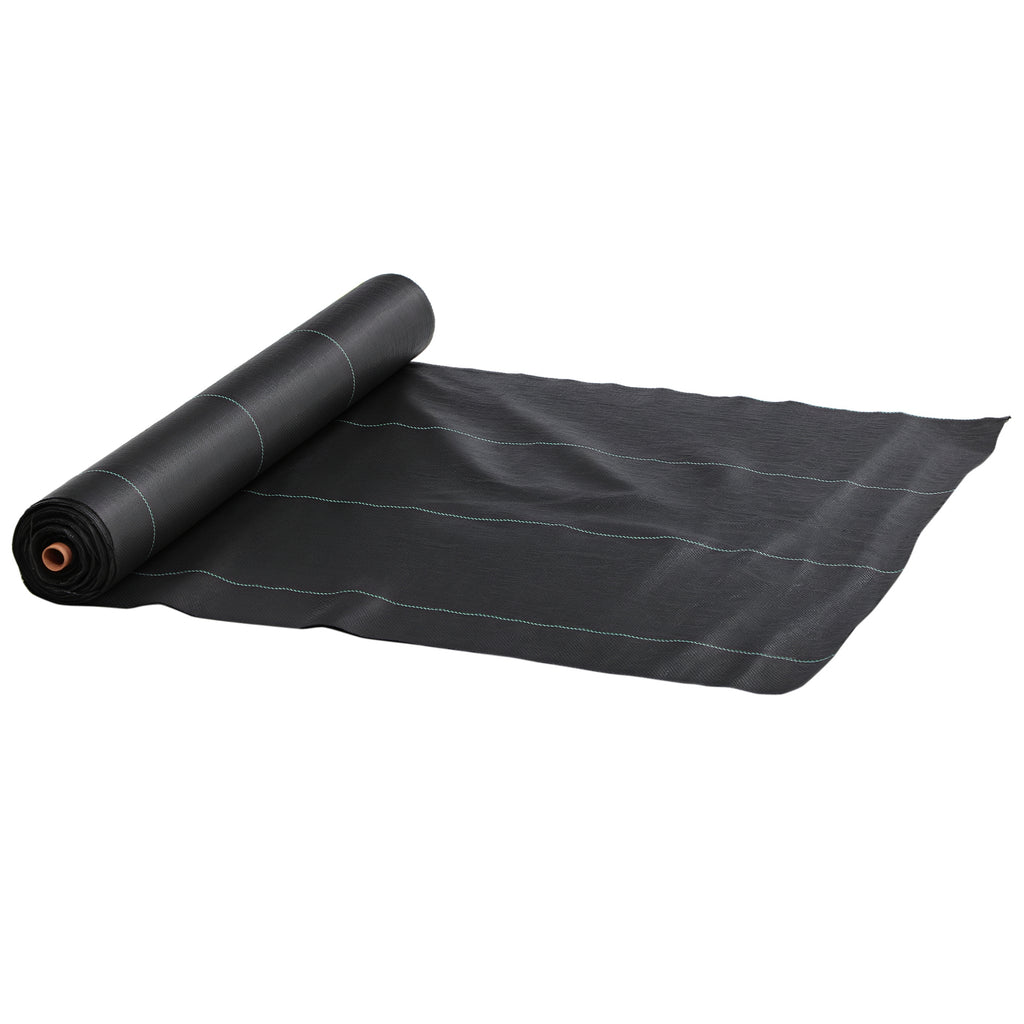 6.5ft x 164ft Weed Barrier, Landscape Fabric, for Greenhouse Yard Garden Weed Control, Heavy-Duty & Easy Setup, 2oz