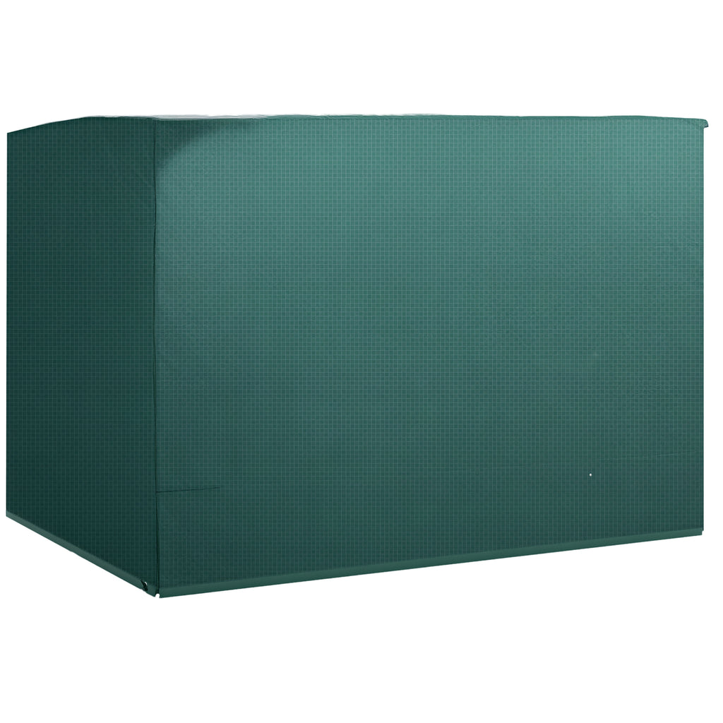 3-Seater Patio Swing Cover, Outdoor Garden Furniture Protection Hammock Glider Cover, Waterproof Dustproof Windproof, 85" x 61" x 59", Dark Green