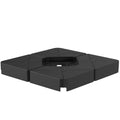 Umbrella Weights for Cantilever Parasols, Set of 4 Heavy Duty Parasol Base Weights, Black