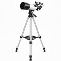 Telescope for Adults, 70 mm Aperture 400 mm Refractor Telescope with 40X/16X, Adjustable Tripod, Bag, White