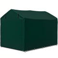 Outdoor Storage Shed, UV Resistant Bike Tent with Roll-up Zipper Door, Portable Shed for Bike, Motorcycle, Dark Green