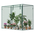 6.5 x 3.3ft Crop Cage, Garden Plant Protector with Single Zippered Door, Storage Bag and Ground Stakes, Green
