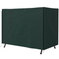 3-Seater Patio Swing Cover, Outdoor Garden Furniture Protection Hammock Glider Cover, 81" x 49" x 65", Dark Green