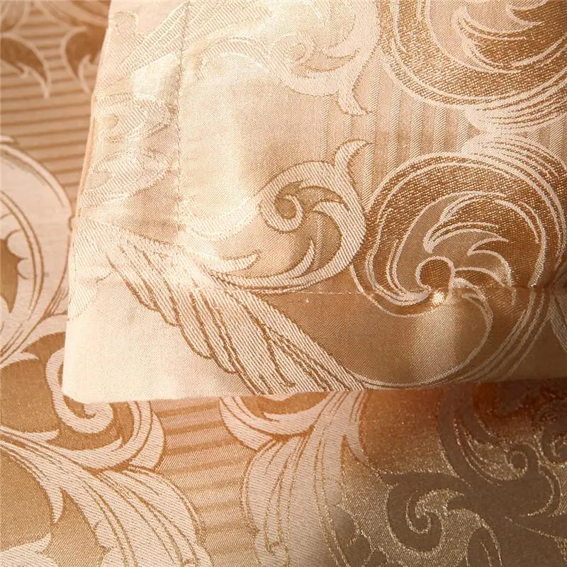 5-Piece Queen & King Size Silky Bedding Set – Luxury Duvet Cover & Quilt Bed Linen Set