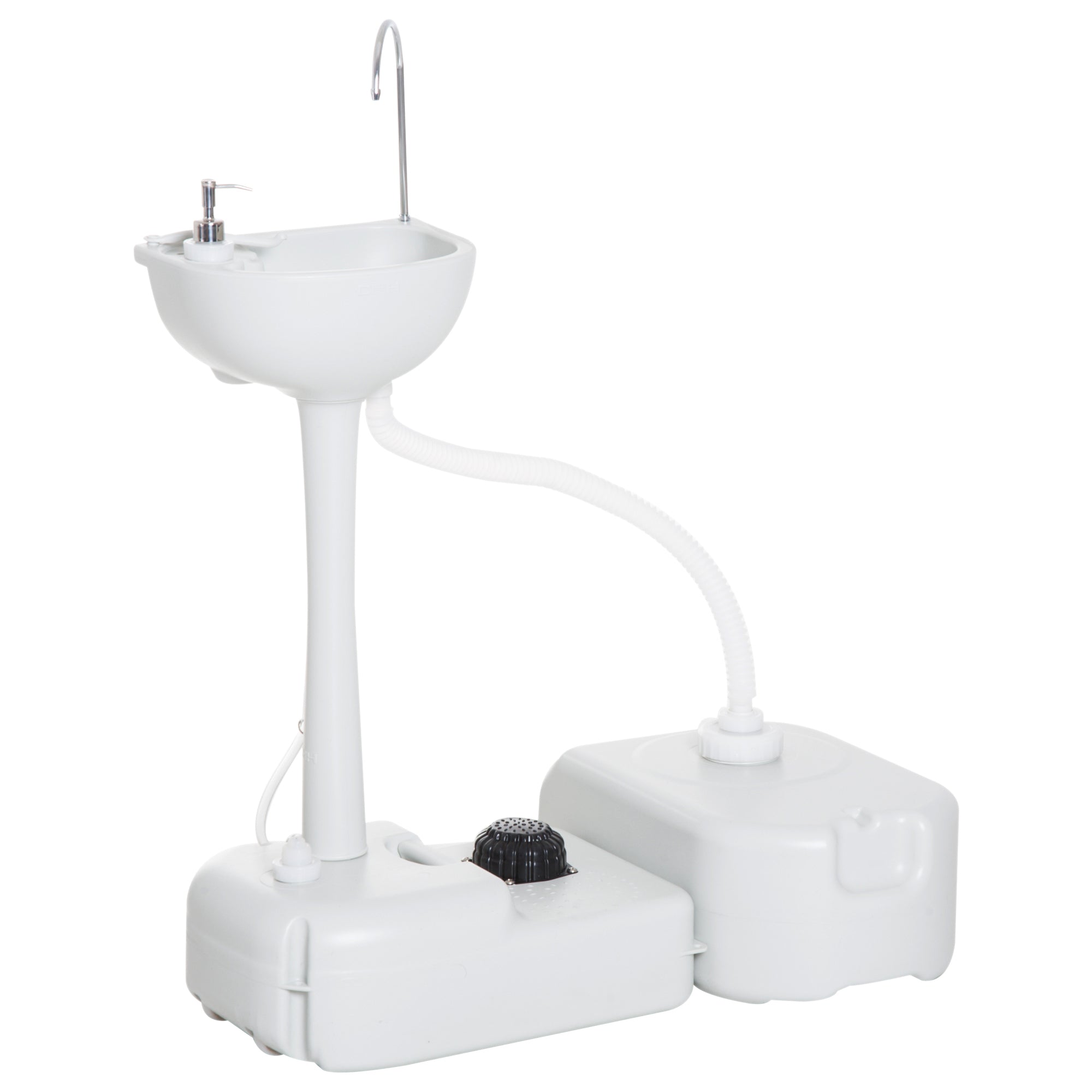 Portable Camping Sink â€” Hand Wash Station Basin with Recovery Tank, Soap Dispenser and Towel Holder