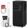 10000 BTU Portable 4-in-1 Air Conditioner with Cool, Dehumidifier, Fan, Sleep, WiFi Voice Remote Control, Black