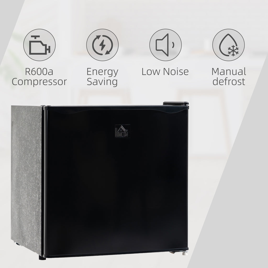 1.1 Cu. Ft. Mini Freezer, Compact Upright Freezer with Reversible Door, Removable Shelf, Adjustable Temperature, Black