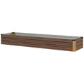 8'x2'x1' Galvanized Raised Bed, Large Elevated Planter Box for Growing Flowers, Herbs and Vegetables, Dark Brown