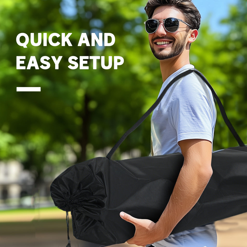 Portable Camp Chair, Double Camping Chair with Cup Holders and Carry Bag, Support 551 lbs, Dark Green
