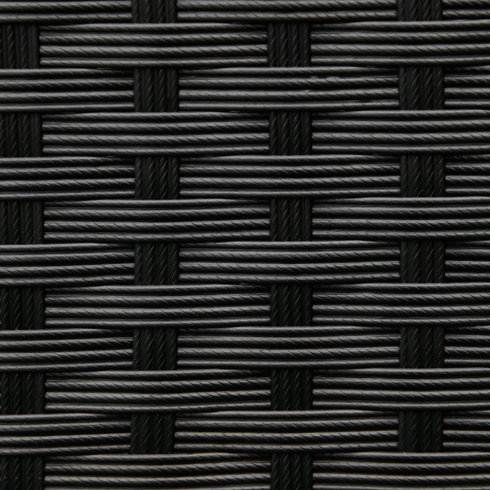 Rattan Raised Garden Boxes, Elevated Flower Beds with Storage Shelf for Herbs, Flowers, Vegetables, Black