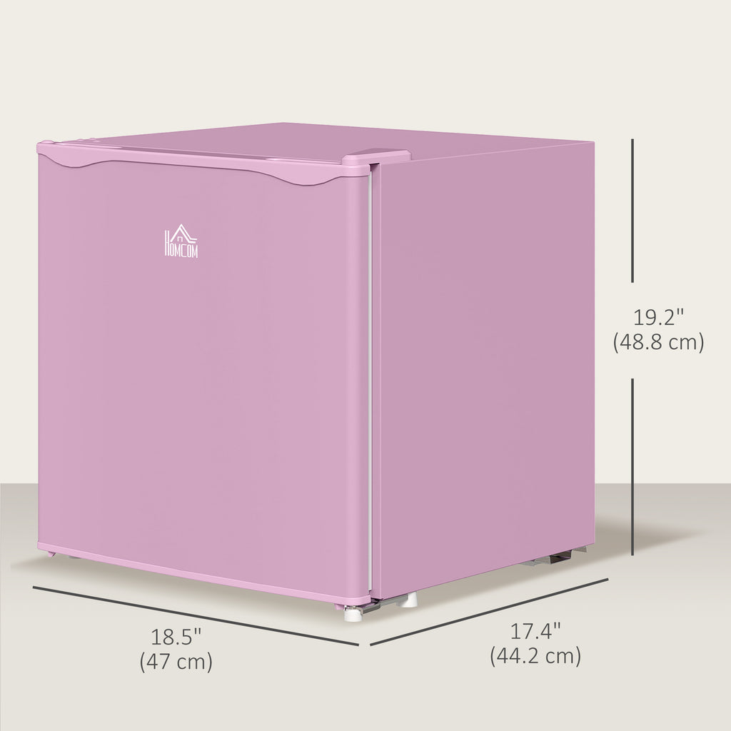 1.1 Cu. Ft. Mini Freezer, Compact Upright Freezer with Reversible Door, Removable Shelf, Adjustable Temperature, Pink