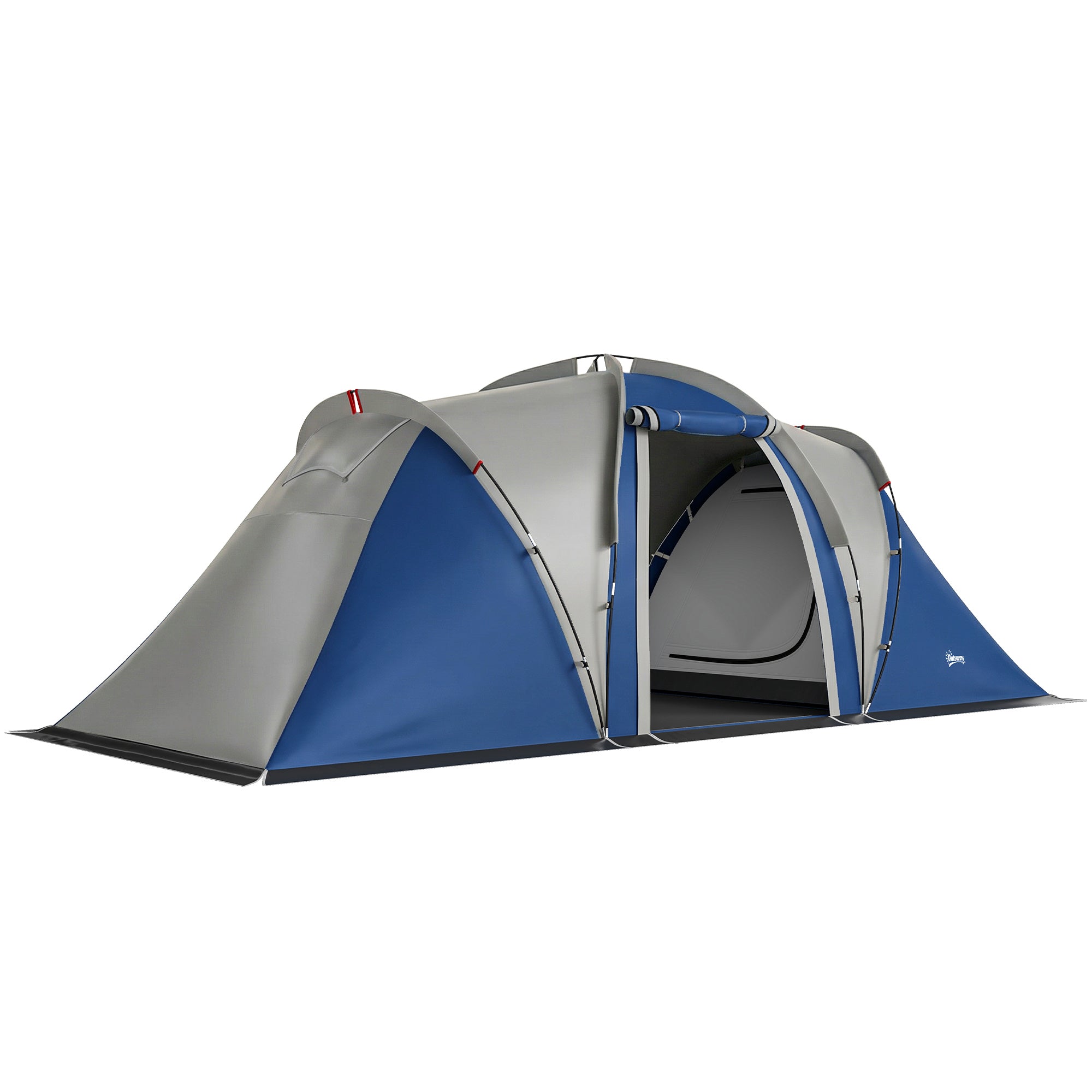 Multi-Room Camping Tent for 8-12 Person, Large Family Tent with 3000mm Waterproof Rainfly and Screen Panels,