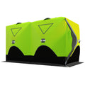 5-8 Person Insulated Ice Fishing Tent Shelter with Ventilation Windows and Carry Bag, for -22â„‰, Green