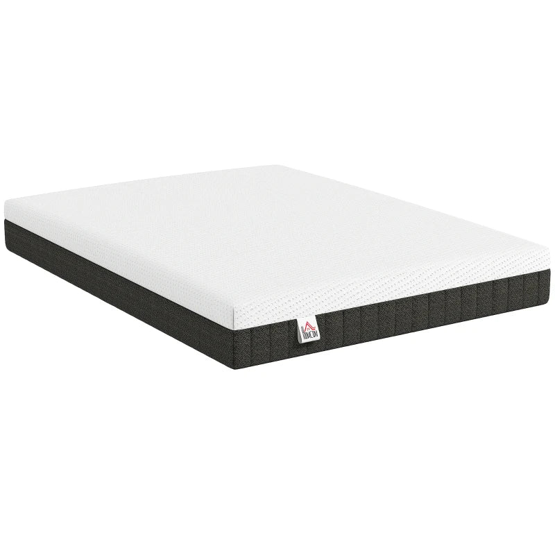 Queen size 10 inch mattress with lumbar support and medium firm feel