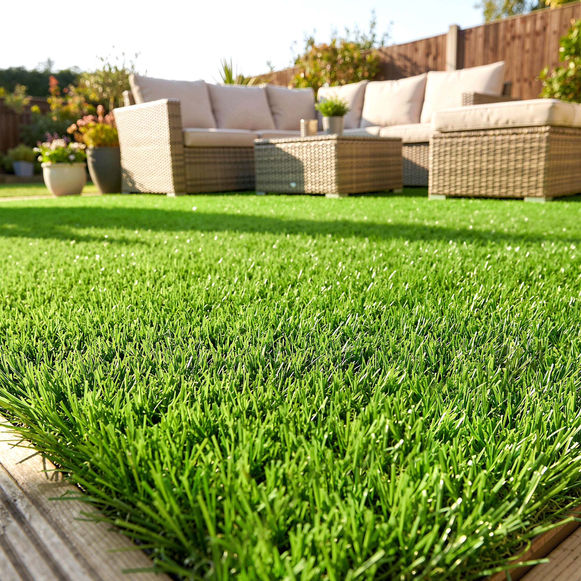 Outsunny Artificial Grass 10' x 3' – UV-Resistant Fake Grass Turf
