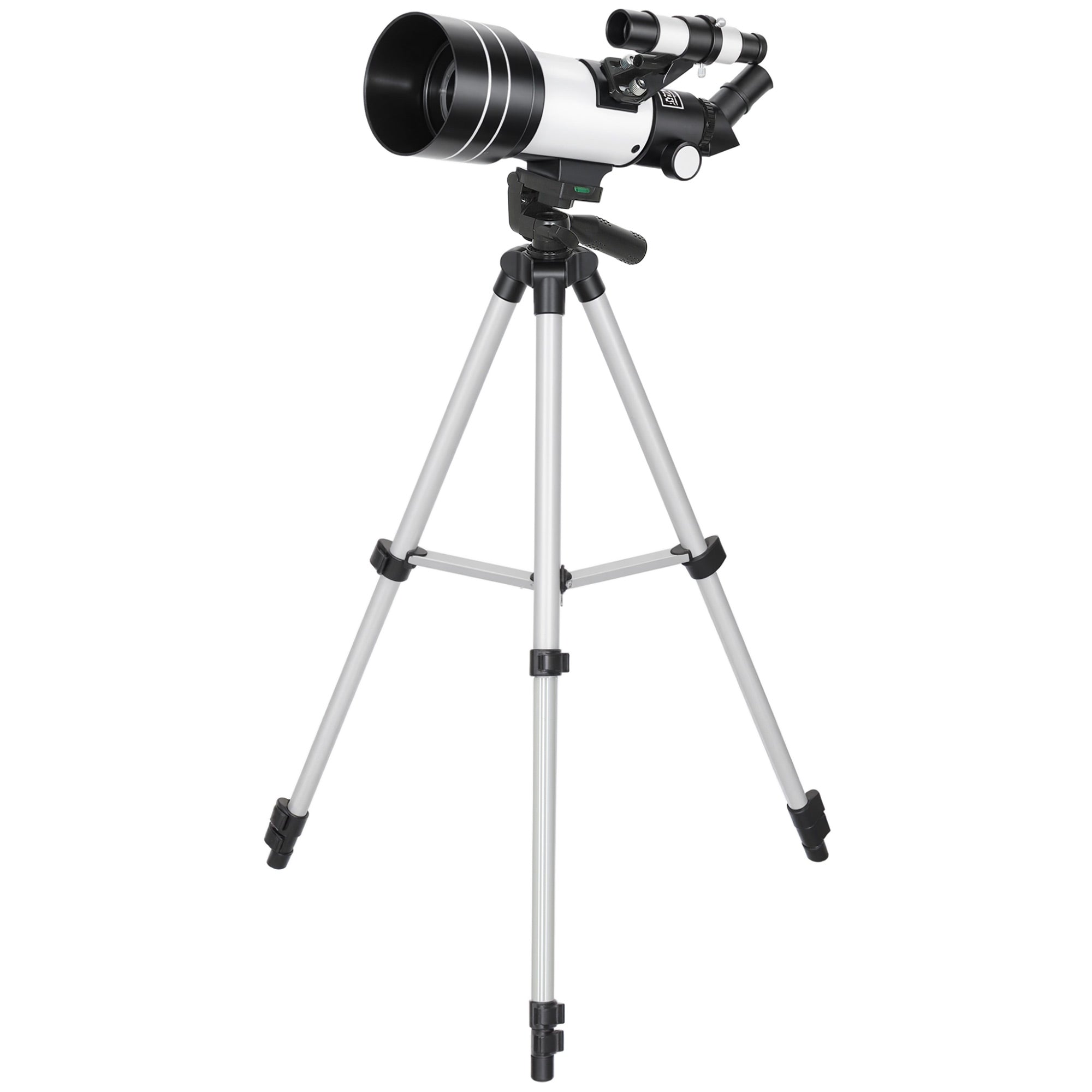 Astronomical Telescope for Adults, 70 mm Aperture Refractor Telescope with 100X, Adjustable Tripod, White