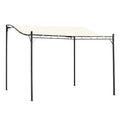 Portable Gazebo 10x10 Steel Patio Outdoor Sun Shelter for Porch, Patio & Yard, Weather-resistan, Cream White