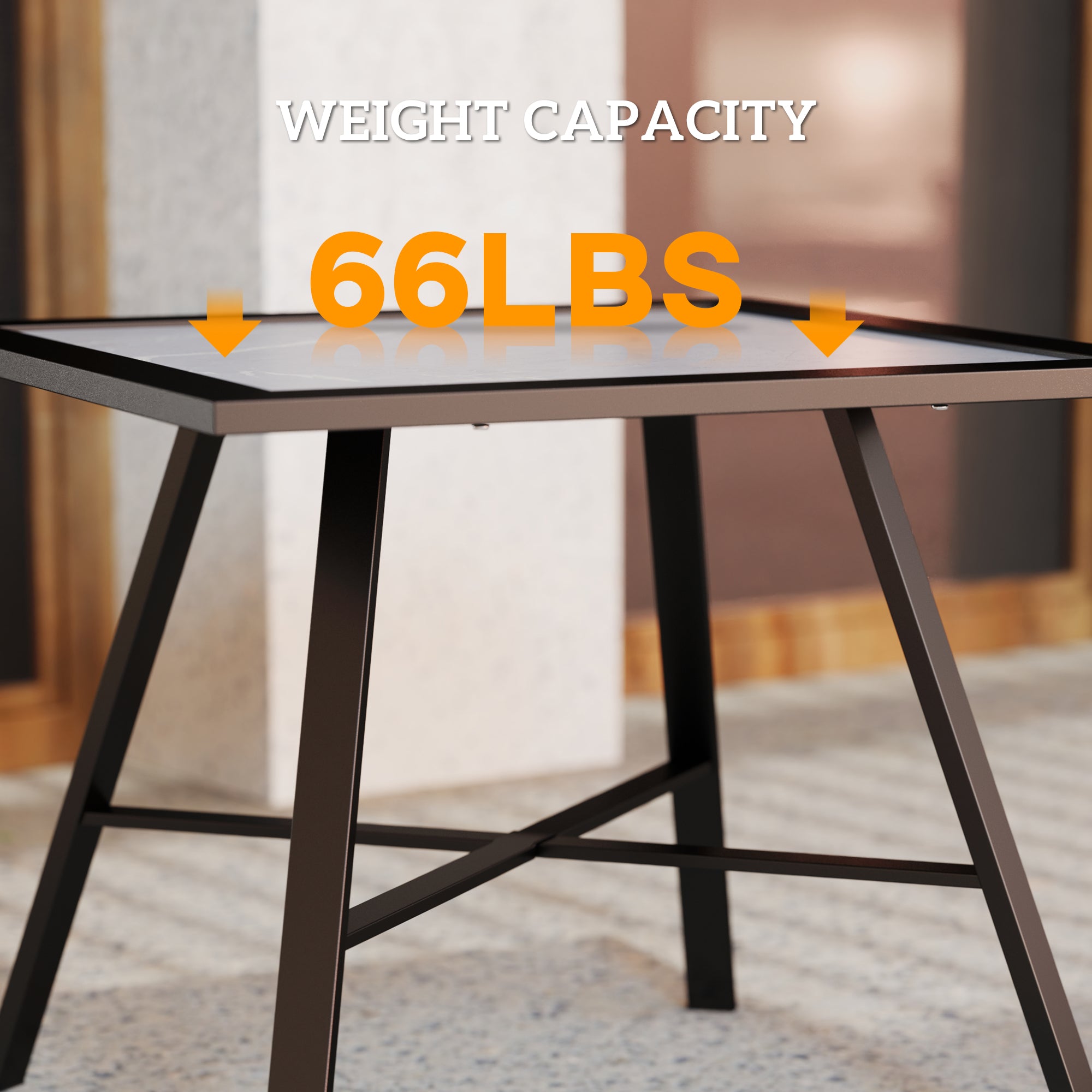 Small Outdoor Side Table, Patio Side Table with SPC Tabletop for Garden, Patio, Lawn, Grey