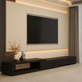 Retractable TV Cabinet with Drawers – Modern Vertical Storage & Entertainment Center