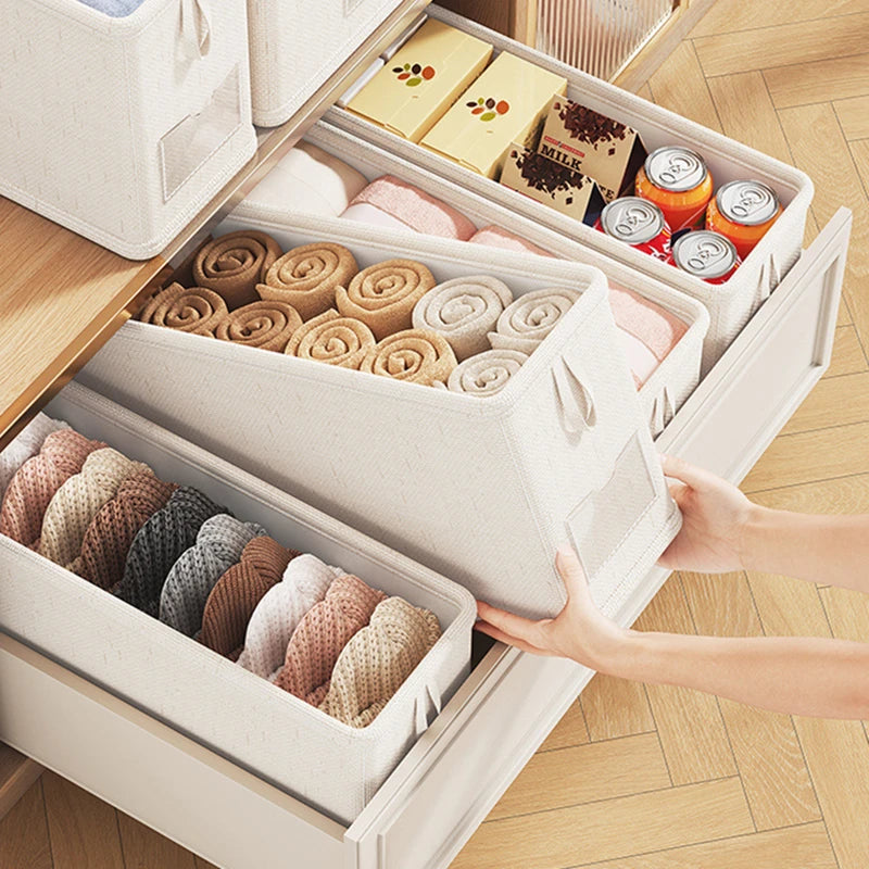 Drawer Organizer for Underwear, Socks & Clothing Storage Box