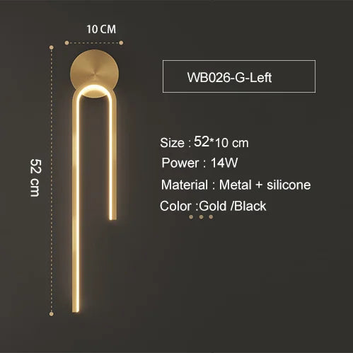 Bedside Reading Wall Lamp – Nordic Modern LED Wall Sconce