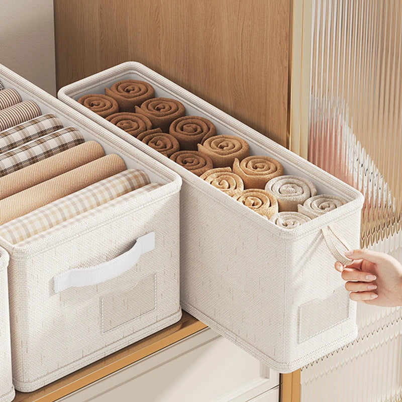 Drawer Organizer for Underwear, Socks & Clothing Storage Box
