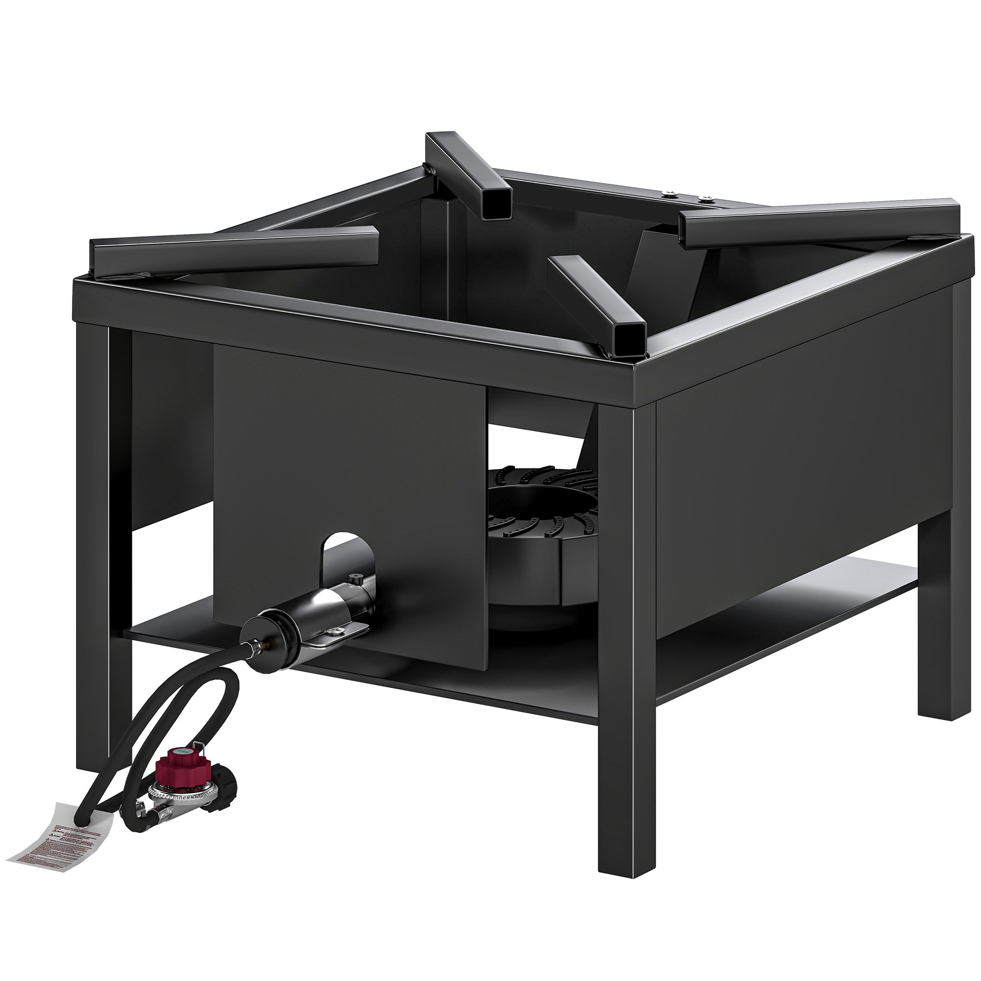 Camping Stove, 65000 BTU High Pressure Propane Stove Outdoor Burner with Detachable Burner, Black