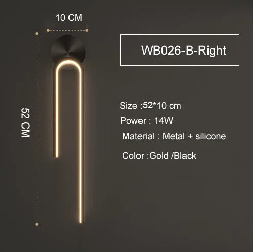 Bedside Reading Wall Lamp – Nordic Modern LED Wall Sconce