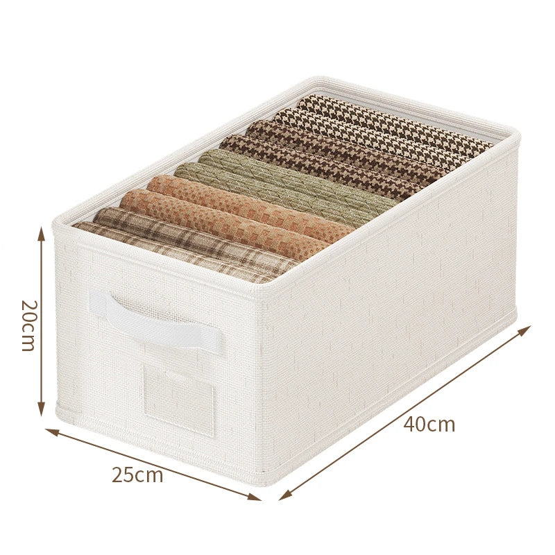 Drawer Organizer for Underwear, Socks & Clothing Storage Box