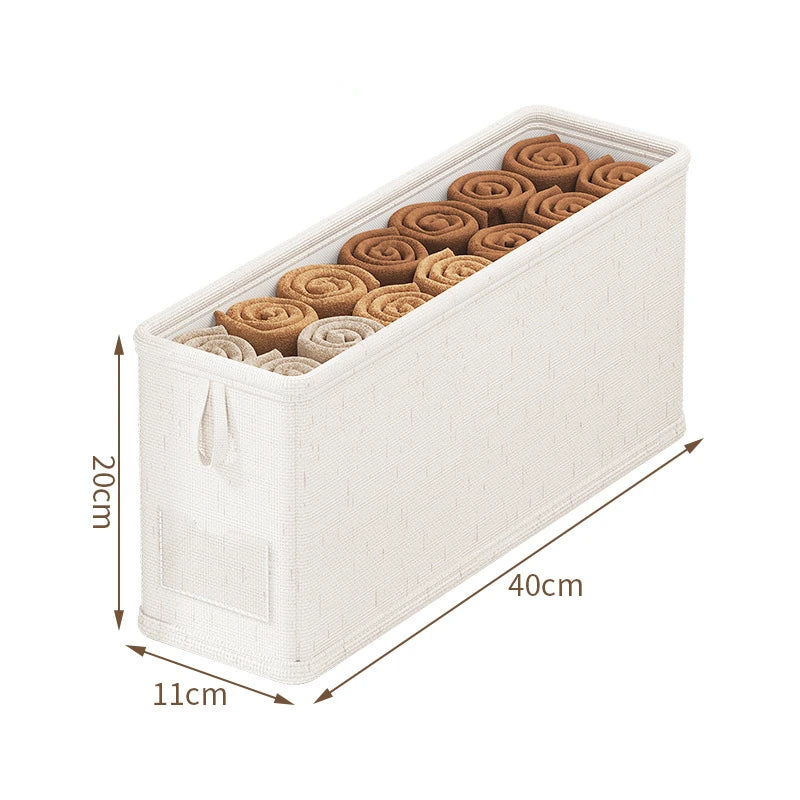 Drawer Organizer for Underwear, Socks & Clothing Storage Box