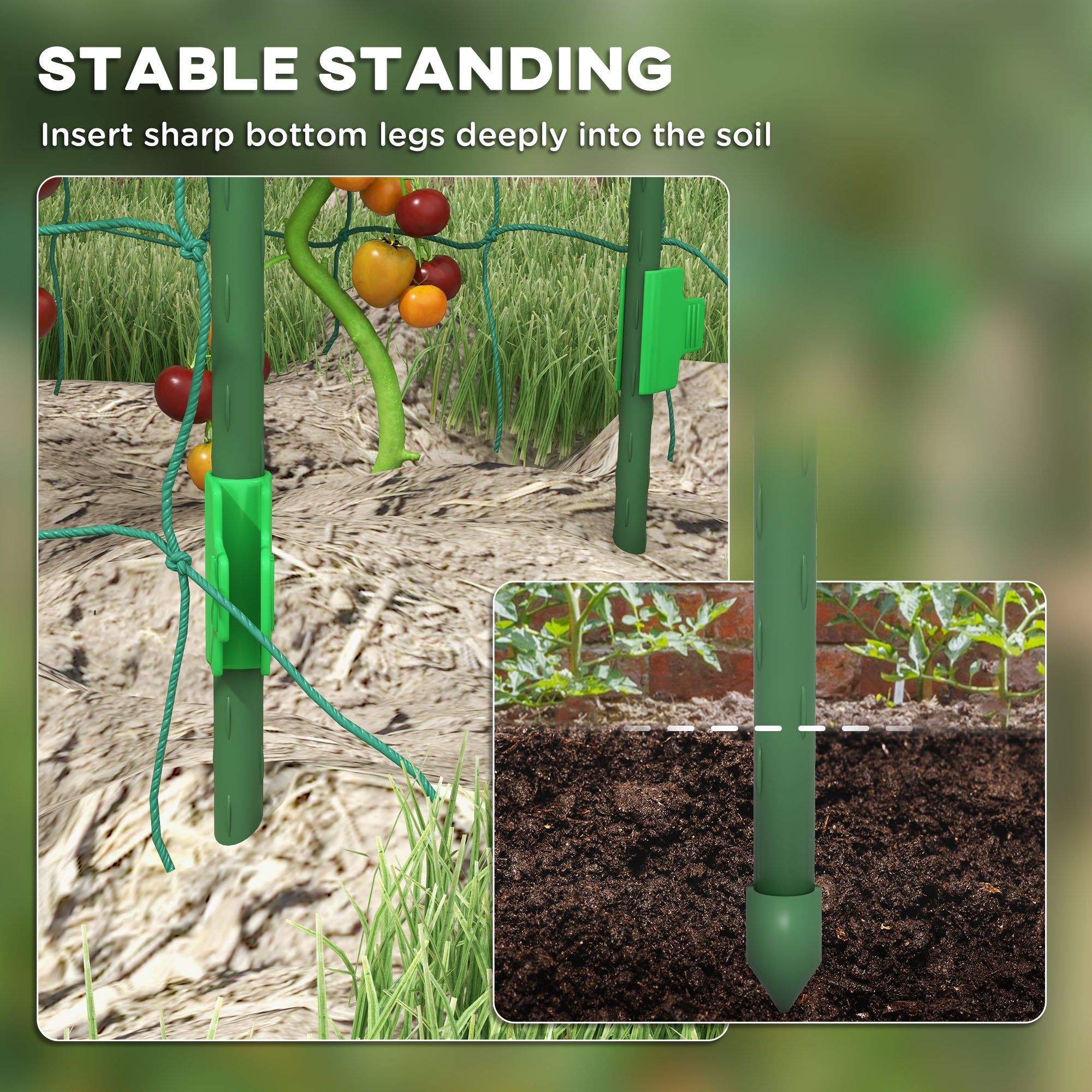Metal Garden Trellis, Arch Trellis for Climbing Plants Outdoor, A-Frame, with Climbing Net, 17" x 72" x 72"