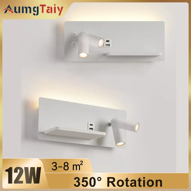 Bedside Reading Wall Lamp – Nordic Modern LED Wall Sconce
