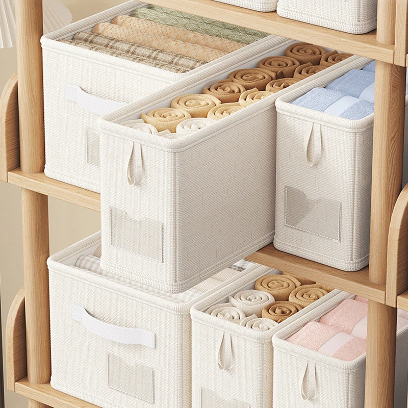 Drawer Organizer for Underwear, Socks & Clothing Storage Box