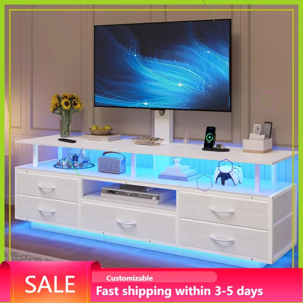 51.2" LED TV Stand with Mount for 45-70 Inch TVs