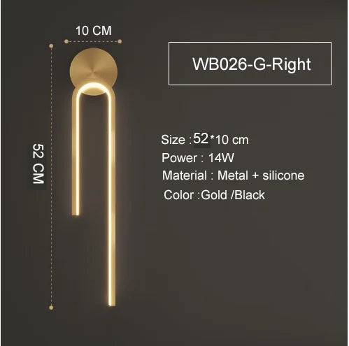Bedside Reading Wall Lamp – Nordic Modern LED Wall Sconce