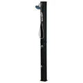 7ft Outdoor Solar Heated Shower with 360 Rotating Shower Head, Foot Shower Faucet, Temperature and Pressure Adjustable
