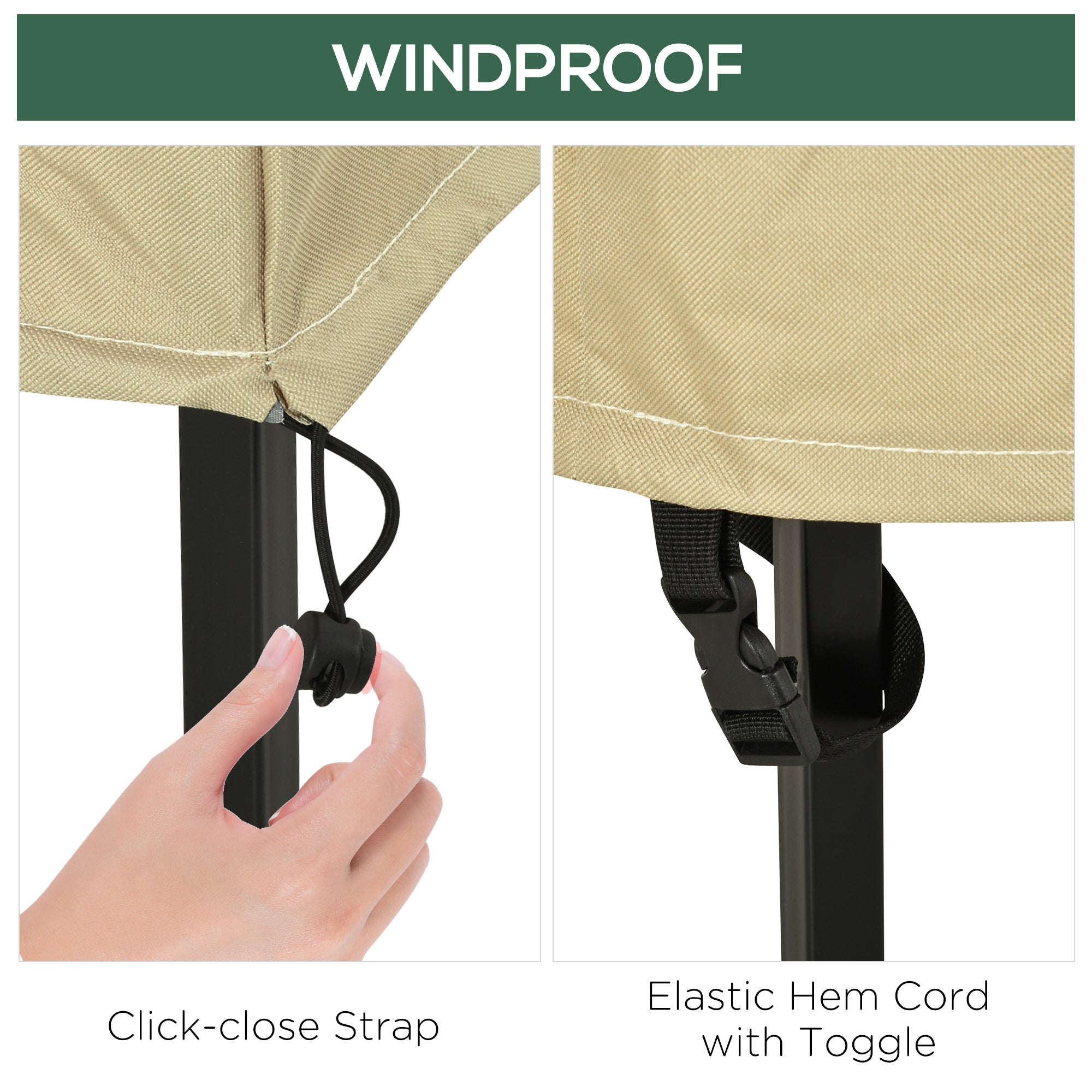 38.2-Inch Waterproof Single Seat Chair Sofa Cover Outdoor Garden Patio Furniture Protector