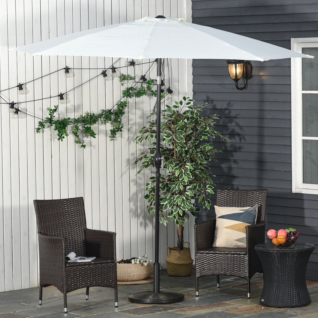 29LBS Offset Patio Umbrella Cement Base Stand Cantilever Parasol Holder Weight, Fits Î¦1.4", Î¦1.5", Î¦1.9", Black